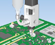 Application - Solder paste dispensing for PCB